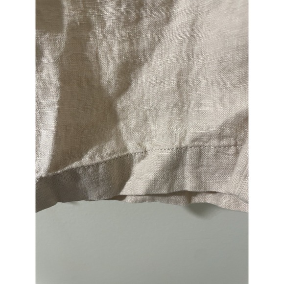 Quince European Linen Wide Leg Pants Size XS Beige Beachy Resort Quiet Luxury - Picture 7 of 8